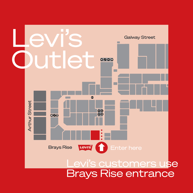 Map of Levi's Outlet store