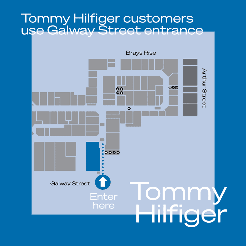 Map of Tommy Hilfiger store