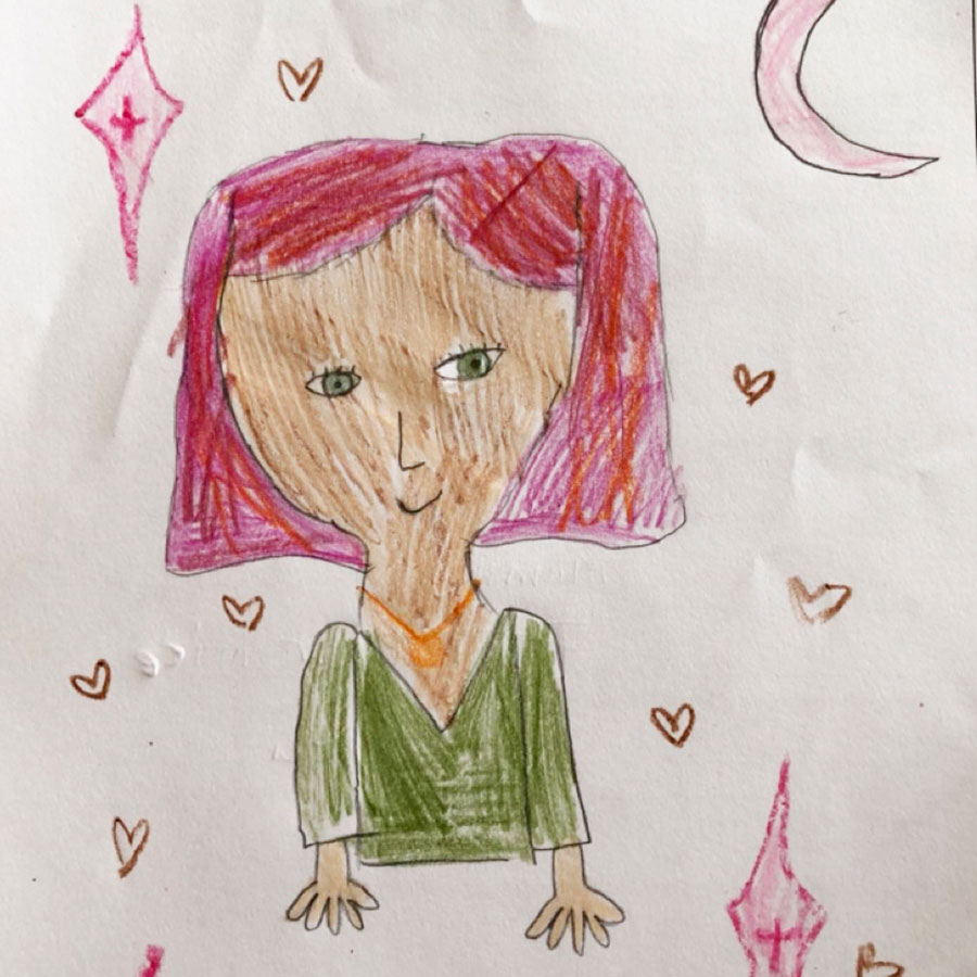 “Mummy”, drawn by Tupon, age 9