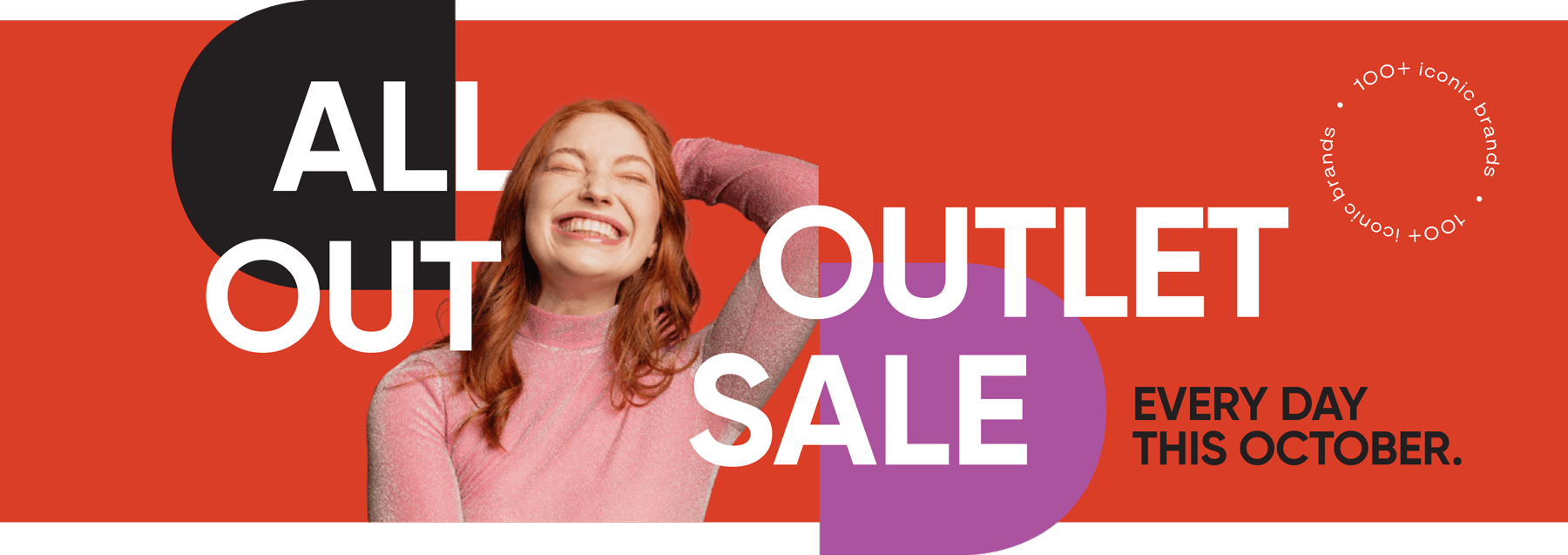 All Out Outlet Sale, every day this October