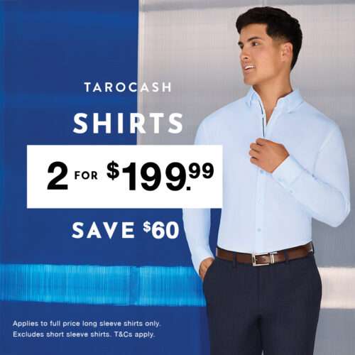 Two long sleeve and dress shirts for $199.99