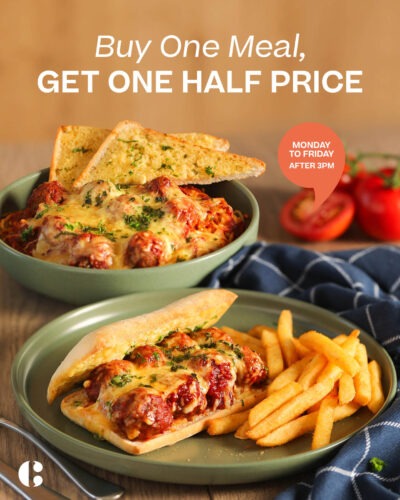 BOGOHP Weekday Offer after 3pm